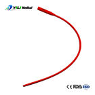 Xử trùng ống thông Foley cao su màu đỏ ổn định, ống dẫn niệu đạo Latex phủ silicone